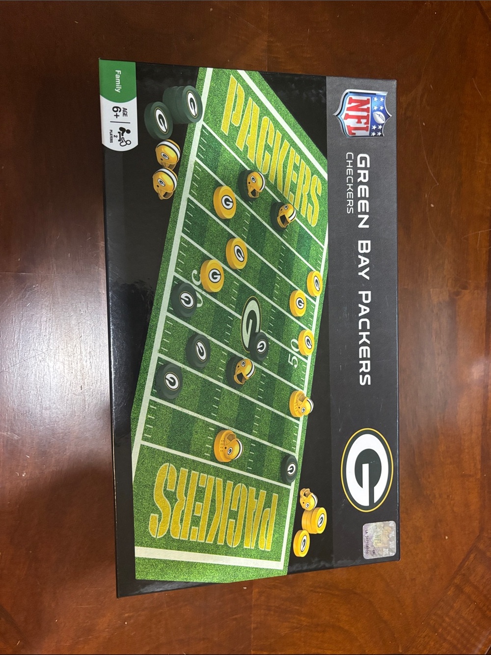 NFL Green Bay Packers Checkerboard Game - Green, Yellow & Black